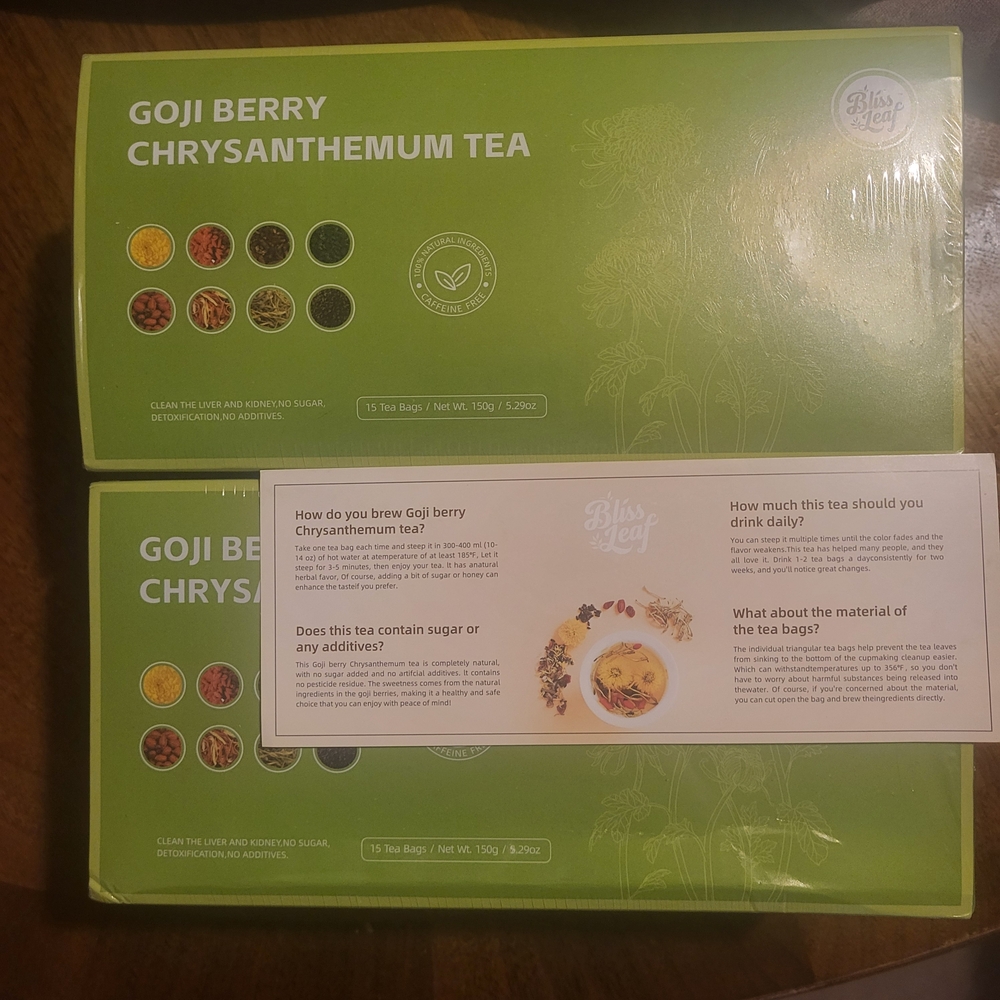 Goji Berry Chrysanthemum Tea - Green
